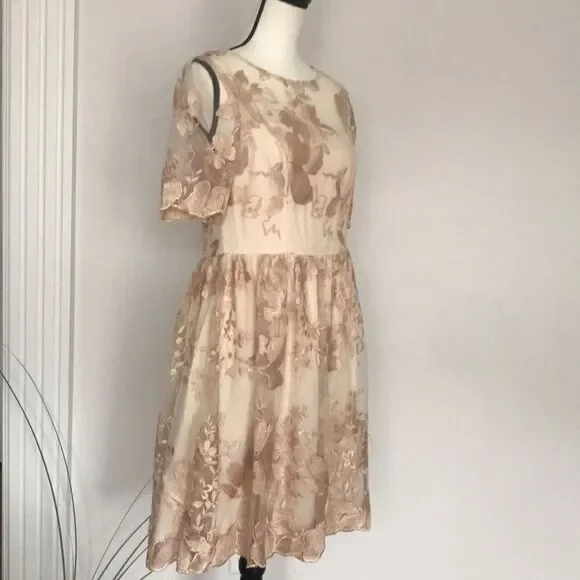BHLDN Adrianna Papell Nadine Dress size 10 - Picture 7 of 16